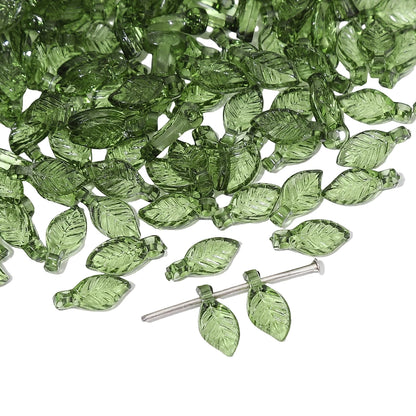 Acrylic Tree Leaf Beads For Handmade DIY Jewelry Set - Smarsty