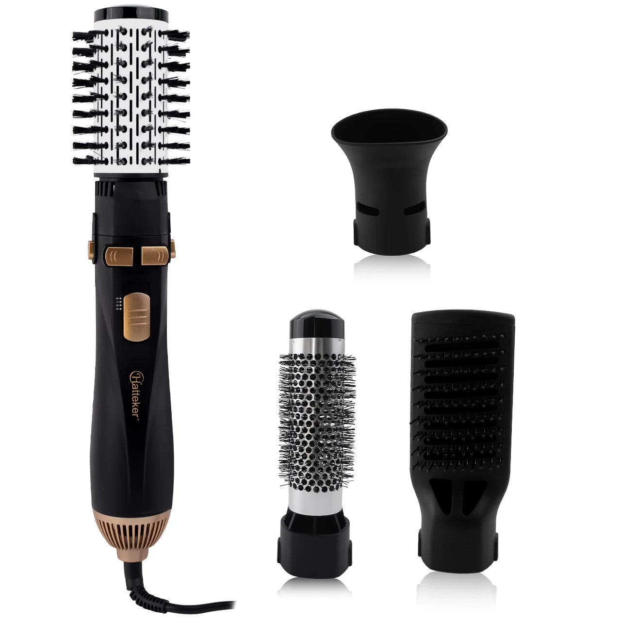 Hatteker Hot Air Brush Hair Dryer with Strong Wind - Smarsty