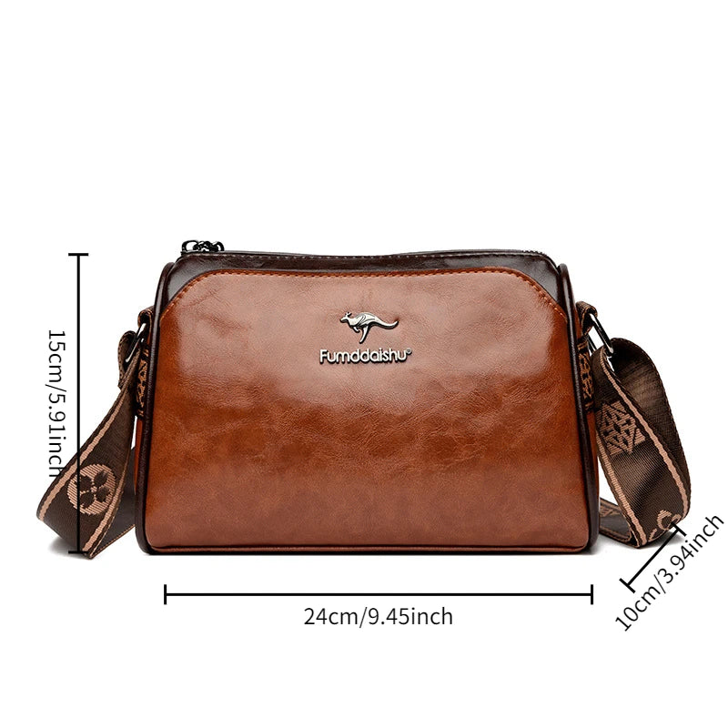 Womens Shoulder Bag Retro Pillow Crossbody Large Capacity - Smarsty