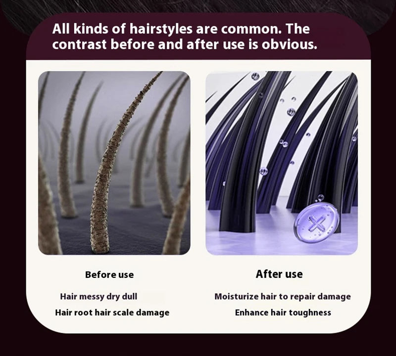 Wireless Hair Straightener Comb with Negative Ions - Smarsty