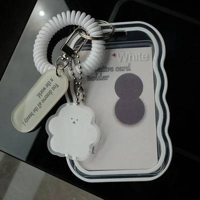 Korea Style Plastic 3inch Card Holder Idol Photo Protective Case Photocard Holder Kawaii Unisex Campus Card Cover - Smarsty