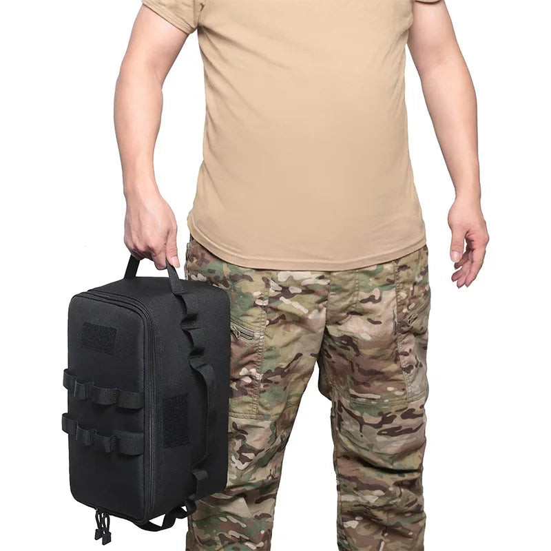 Outdoor Camping Gas Tank Storage Bag Large Capacity Ground Nail Tool Bag Gas Canister Picnic Cookware Utensils Kit Bag - Smarsty