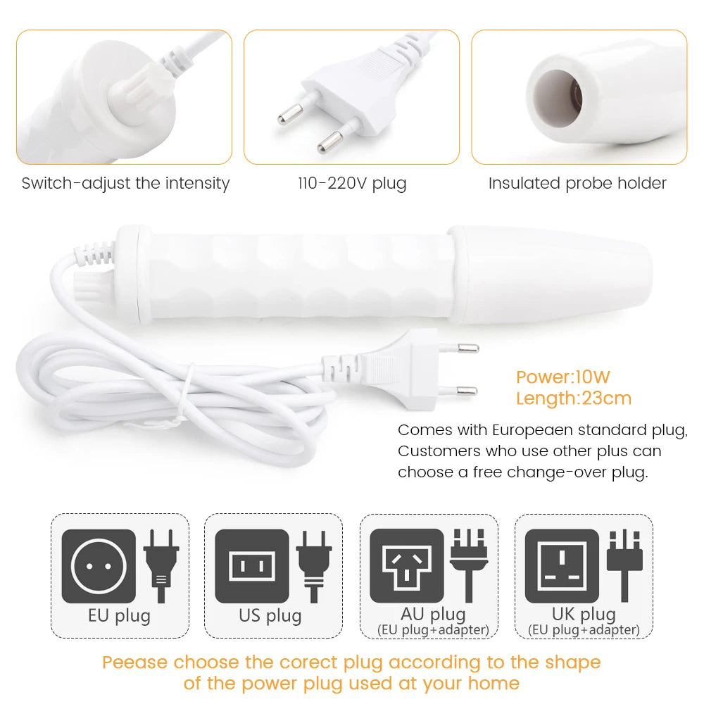 Portable High Frequency Facial Machine for Skin Rejuvenation - Smarsty