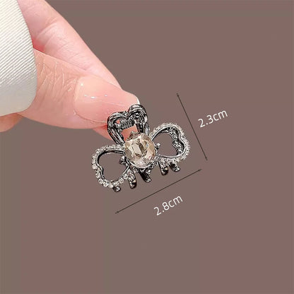 Korean Alloy Rhinestone Hair Claw For Women Elegant - Smarsty