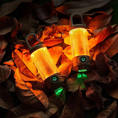 1000LM Super Bright Outdoor Hiking Fishing Tent Lamp 1200mAh Rechargeable Dual Light Source Tent Light Outdoor Camping Lantern by Smarsty