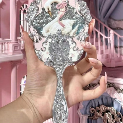 Flower Knows Angel Series Handheld Mirror Stylish and Portable - Smarsty
