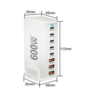 GaN USB C ChargerPro 8 Port Fast Charge For Tablets - Smarsty