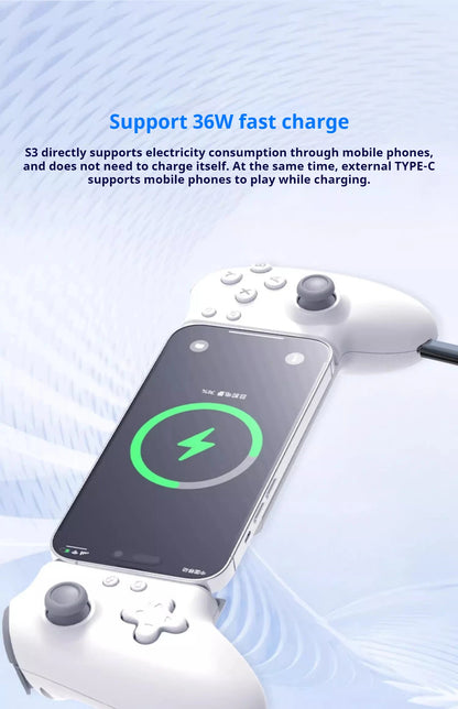 Memo S3 Type-C Mobile Gamepad with Hall Effect Joystick - Smarsty