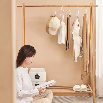 1-5pcs Circle Ring Hat Hanger Non-marking Non-slip Hat Storage Hook Closet Bedroom Saving Space Scarf Towel Tie Hanging Rack by Smarsty