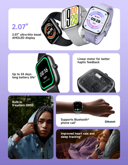 Xiaomi Redmi Watch 5 with Bluetooth Calling and AMOLED Screen - Smarsty