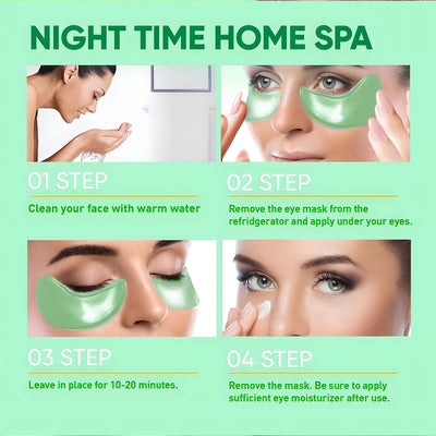 Seaweed Hyaluronic Acid Eye Masks for Dark Circles - Smarsty