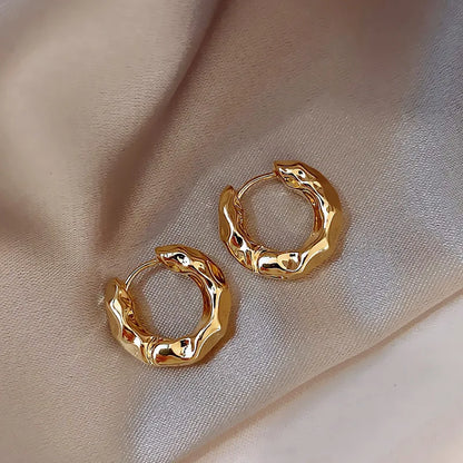 925 Sterling Silver Hoop Earrings Lightweight Trendy - Smarsty