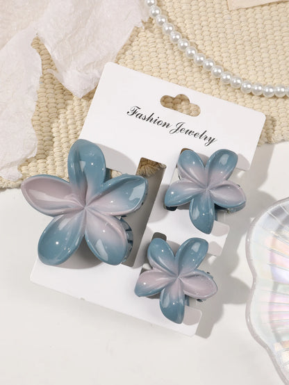 Hawaiian Flower Hair Claw Clips For Thin Hair Lightweight - Smarsty