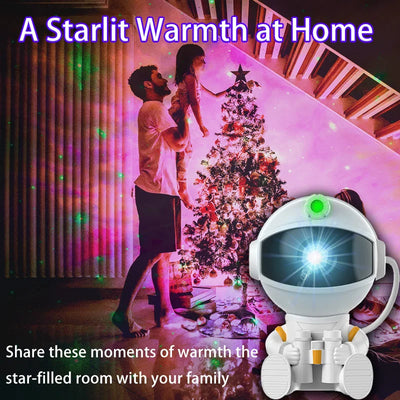 Astronaut Projector Galaxy Starry Night Lights for Bedroom LED Nebula Lamp Decoration Child Adult Holiday Gift - Smarsty