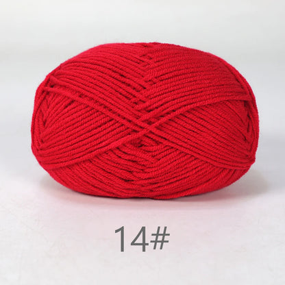 Soft Milk Cotton Yarn for Hand Knitting Projects - Smarsty