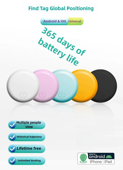 Smart Airtag Bluetooth GPS Tracker for Pets and Keys - Smarsty