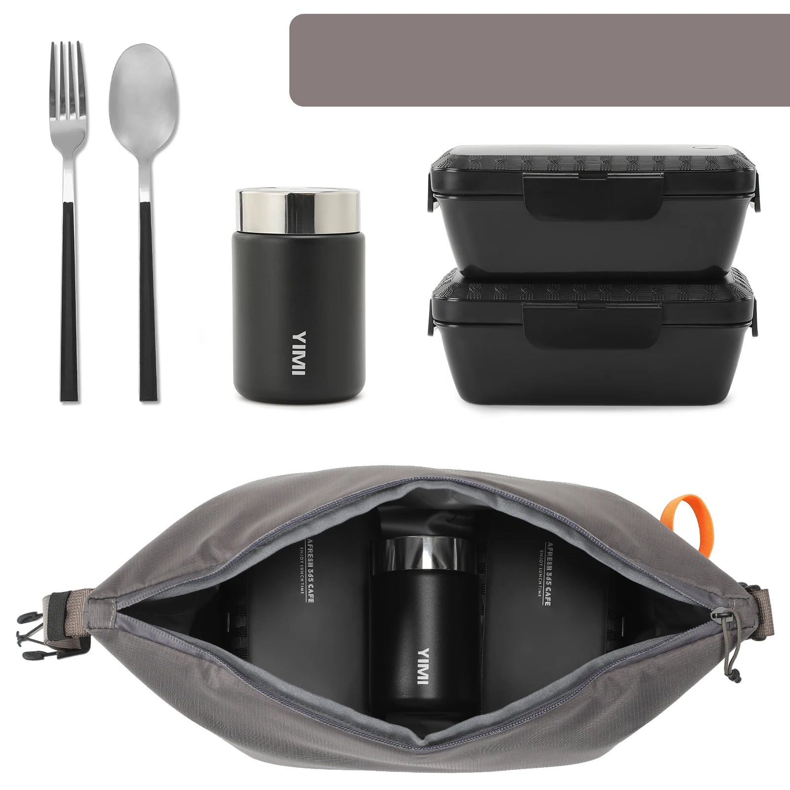 Insulated Lunch Bag Keeps Meals Fresh Portable Bento Pack - Smarsty