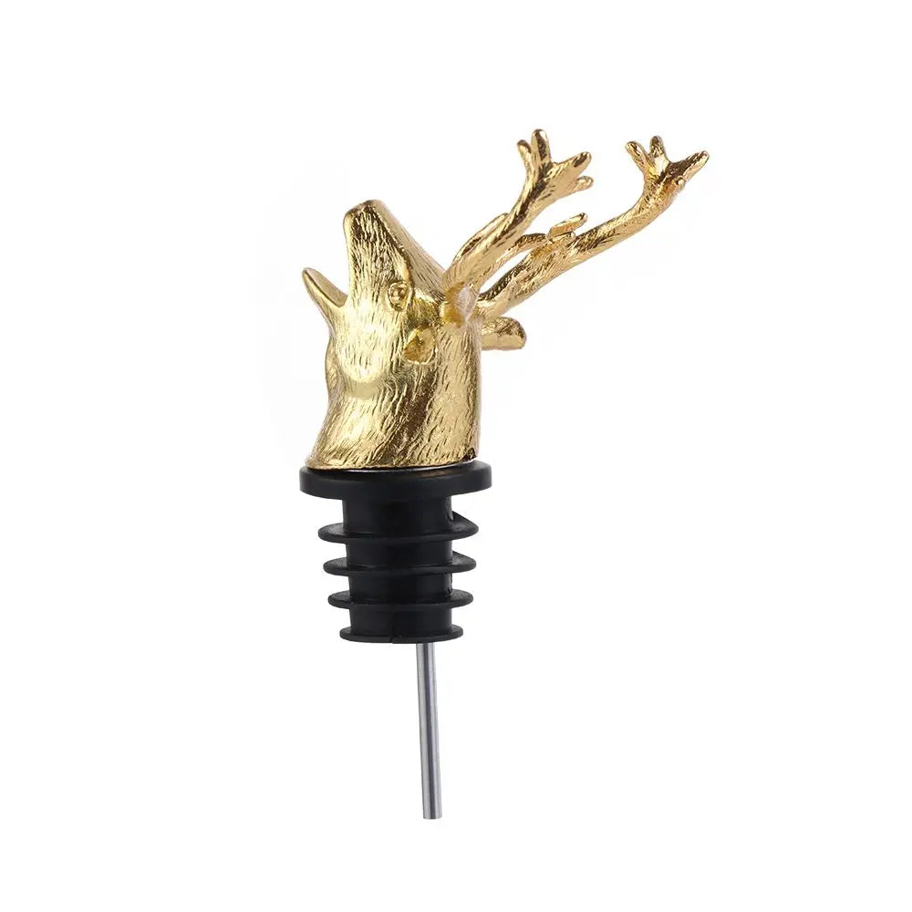 Deer Head Wine Pourer Stopper for Easy Aeration - Smarsty
