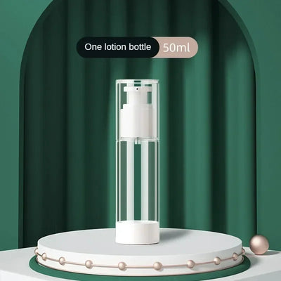 Clear Airless Cosmetic Cream Pump Bottle Travel Size Dispenser - Smarsty