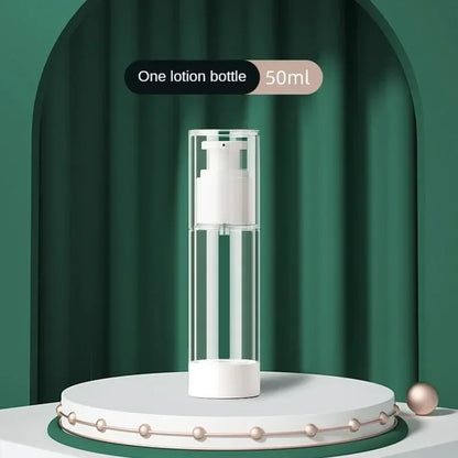 Clear Airless Cosmetic Cream Pump Bottle Travel Size Dispenser - Smarsty