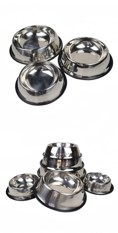 Durable Stainless Steel Pet Feeding Bowl Easy To Clean - Smarsty