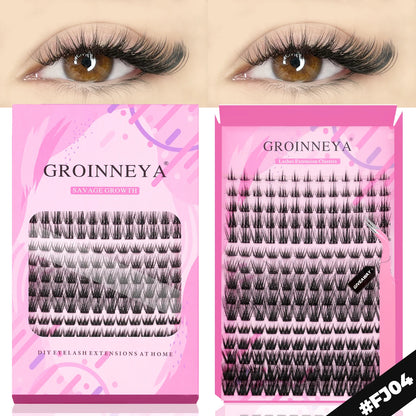 DIY Faux Mink Eyelash Extension Kit with Bond and Seal - Smarsty