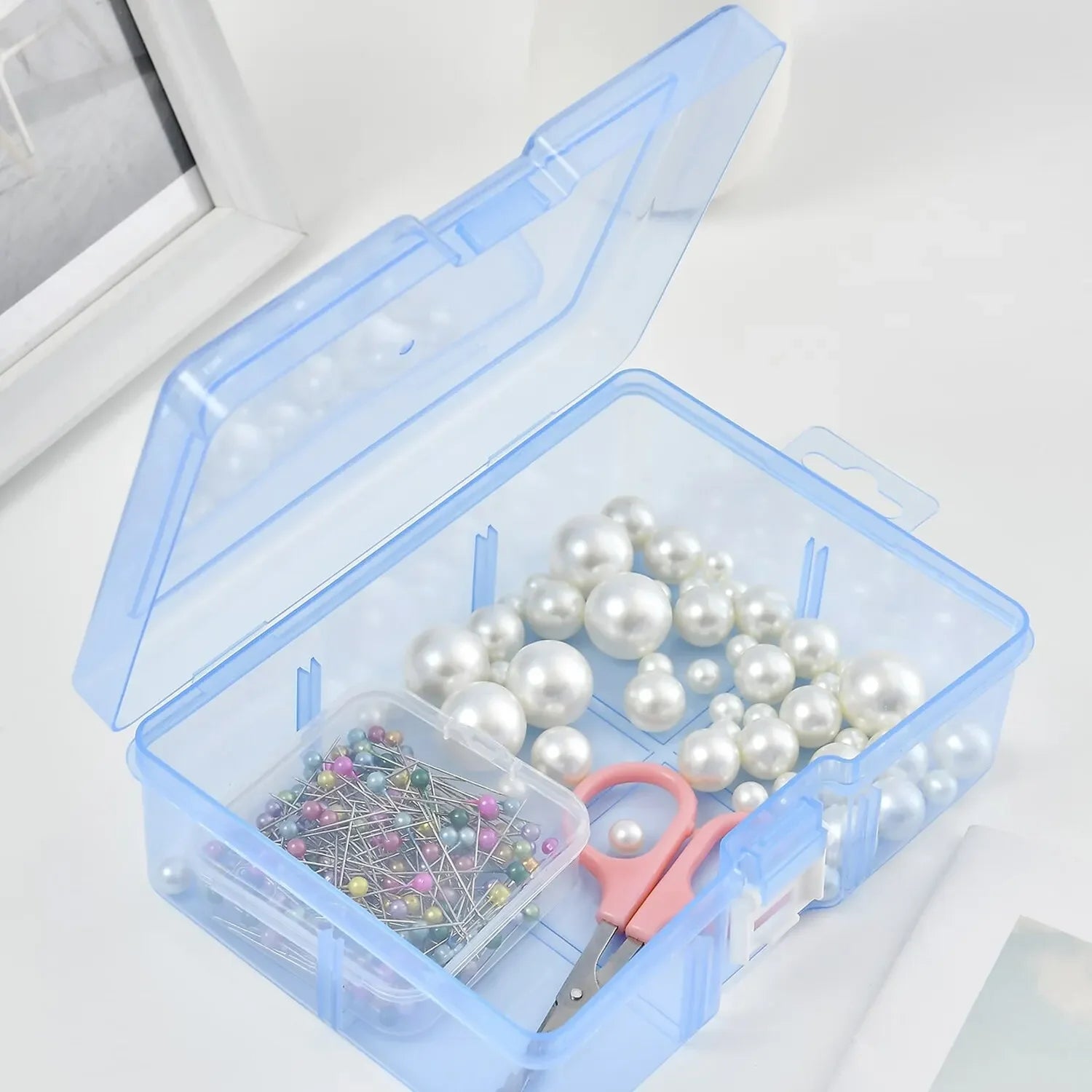 Transparent Plastic Storage Boxes for Jewelry and Crafts - Smarsty
