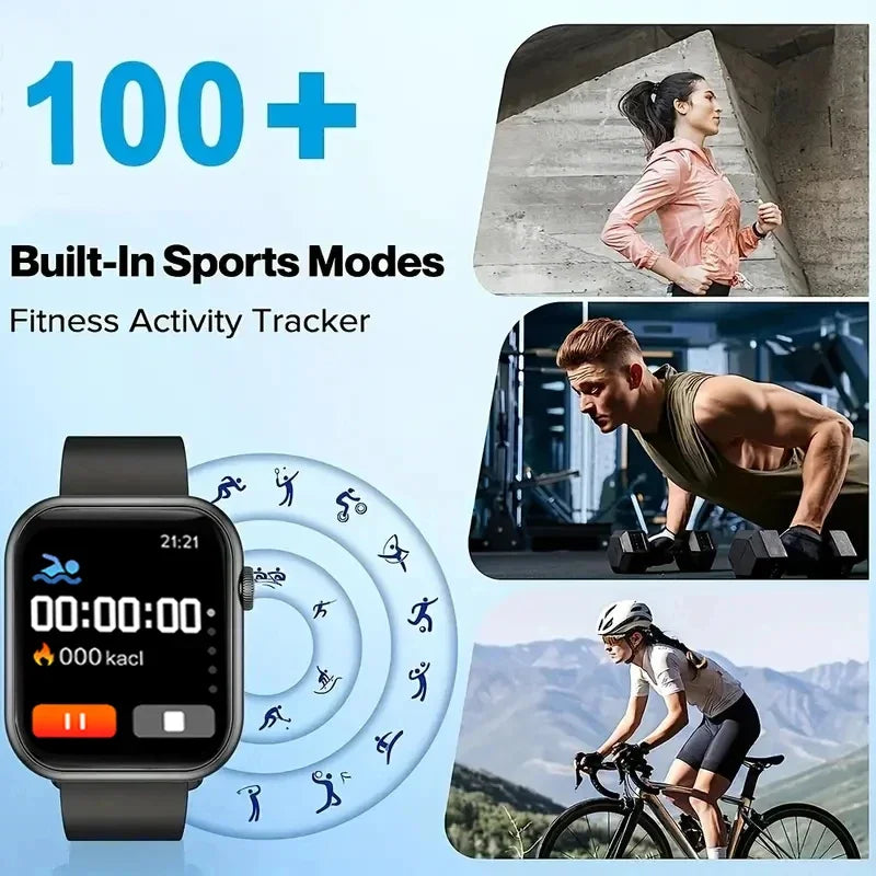 2025 Smartwatch for Men with Bluetooth and Health Monitoring - Smarsty