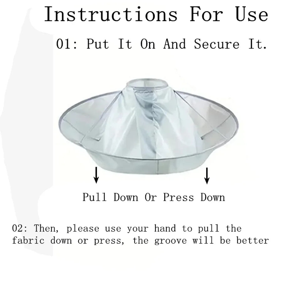 Portable Waterproof Hair Cutting Cloak Umbrella Design - Smarsty
