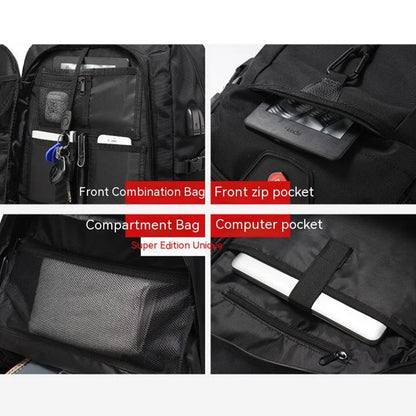 Large Travel Backpack Waterproof With Shoe Compartment - Smarsty
