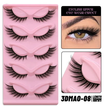GROINNEYA Winged Cat Eye Faux Mink Lashes - Smarsty