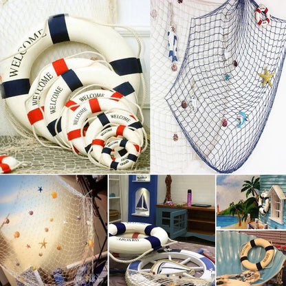 Nautical Fishing Net Wall Hanging for Home Decor - Smarsty