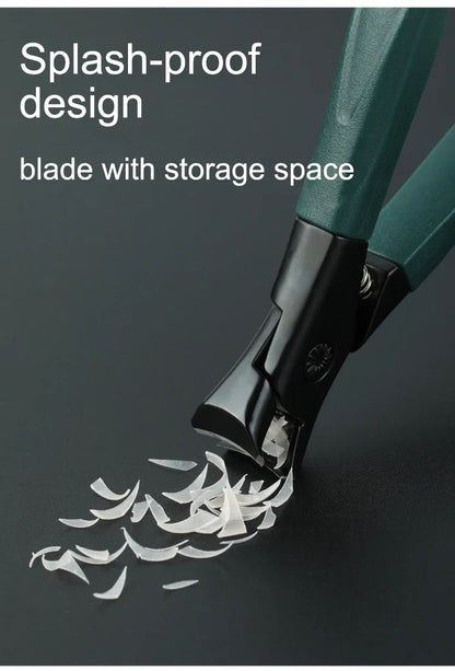 Stainless Steel Anti-Splash Nail Clipper for Thick Fake Nails - Smarsty