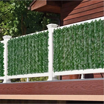 Artificial Green Leaf Fence Panels for Outdoor Privacy - Smarsty