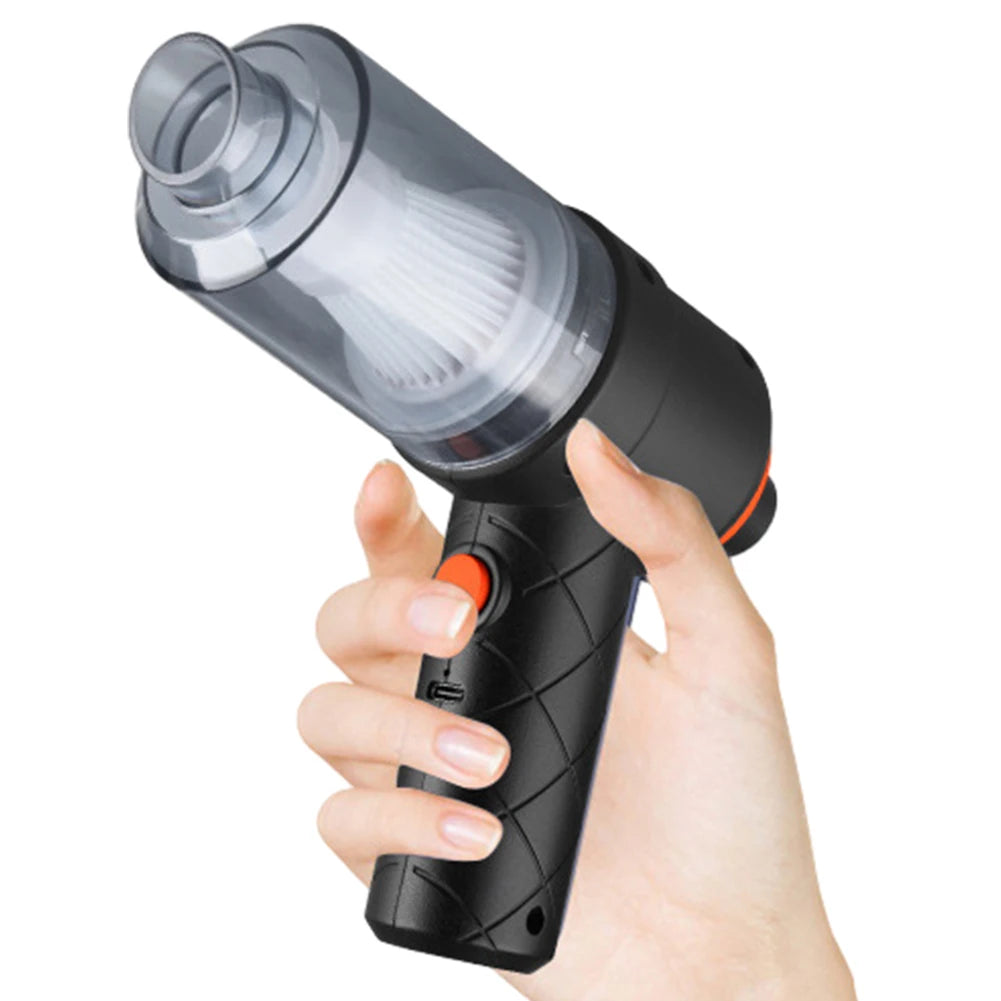 Wireless Auto Vacuum 1200mAh Car Vacuum Dust Buster USB Charging Deep Cleaning 3500pa Suction for Home Car Pet Hair and Office
