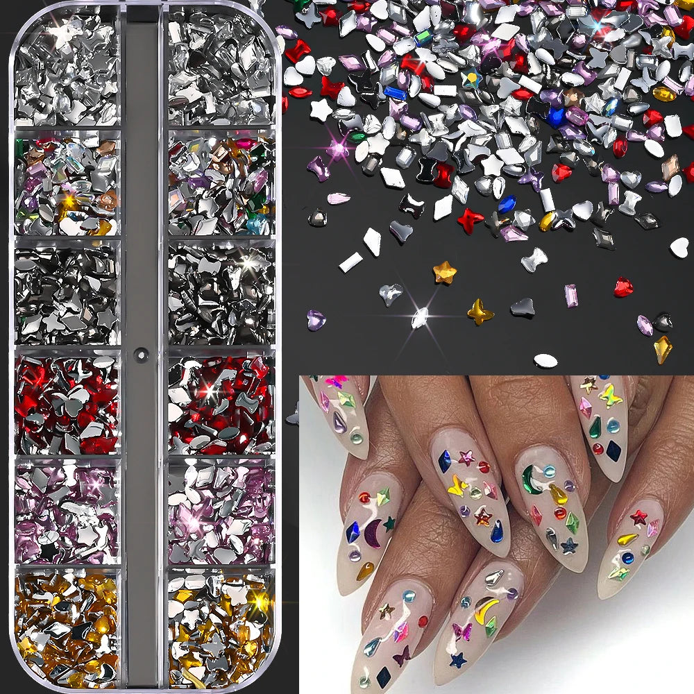 Ocean Gold Nail Art Charms for Stunning Manicure - Smarsty