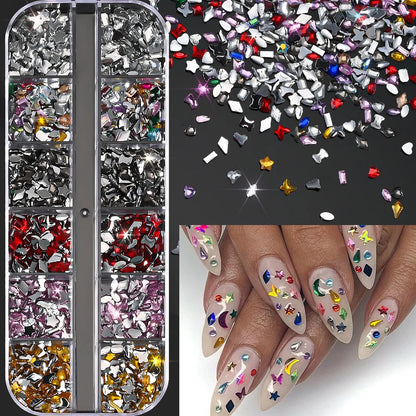 Ocean Gold Nail Art Charms for Stunning Manicure - Smarsty