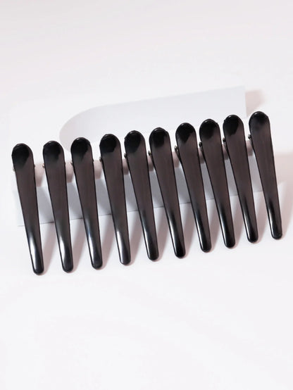 10 Pack Anti Slip Plastic Ducktooth Hair Clips - Smarsty