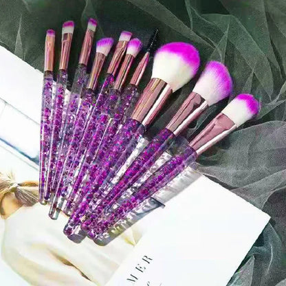 10PCS Professional Makeup Brush Set for Flawless Application - Smarsty