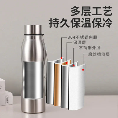 High Quality Stainless Steel Sport Water Bottle 1000ml - Smarsty