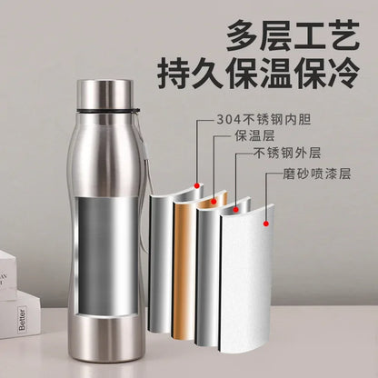 High Quality Stainless Steel Sport Water Bottle 1000ml - Smarsty