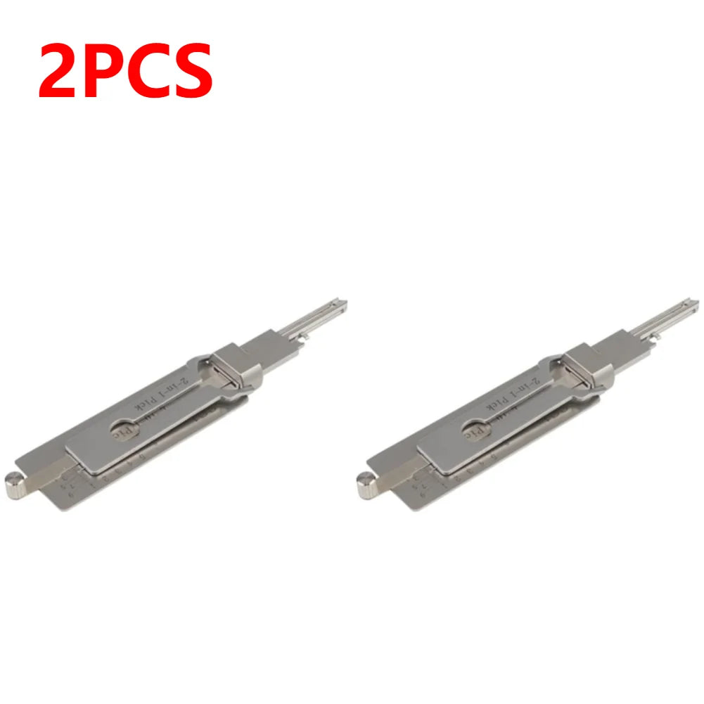 1-5X Stainless Steel Key Decoder Precision Hook And Pickup Hand Tool O-ring Pickup Repair Kit Available Hook Hand Measuring Tool