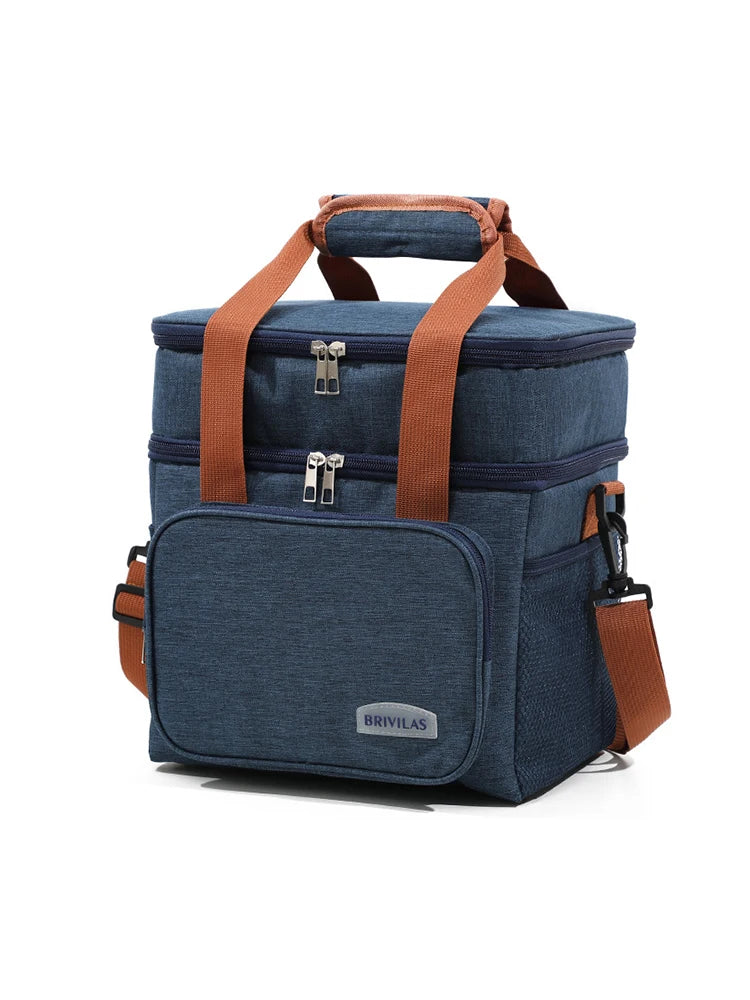 Crossbody Insulated Lunch Bag With Large Capacity Waterproof - Smarsty