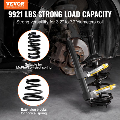 SucceBuy Strut Spring Compressor Macpherson Strut Spring Compressor Kit Interchangeable Fork Strut Coil Extractoror Remover Tool - Smarsty