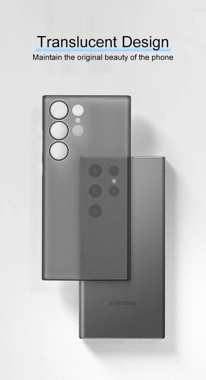 UltraThin 0.3mm Clear Shockproof Galaxy Case Matte Frosted - Smarsty