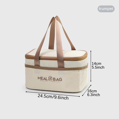 Insulated Lunch Bag With Waterproof Shoulder Strap - Smarsty