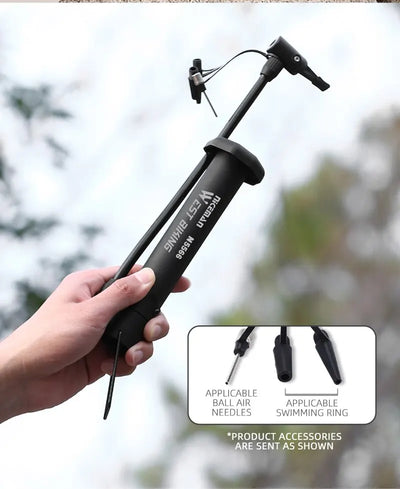 WEST BIKING MTB Bicycle Pump 80 PSI Bike Manual Air Pump Balloon Tire Inflator Schrader Valve Floor Pump Cycling Accesories - Smarsty