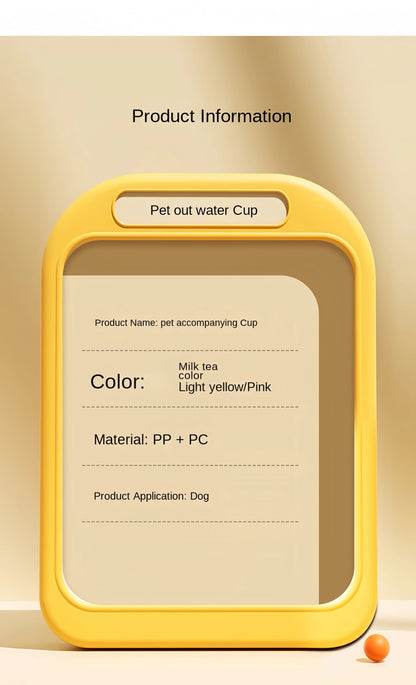 Portable Dog Water Bowl With Food Dispenser - Smarsty