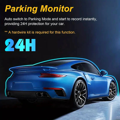 1080P Car Dash Cam Front Rear Night Vision Recording - Smarsty