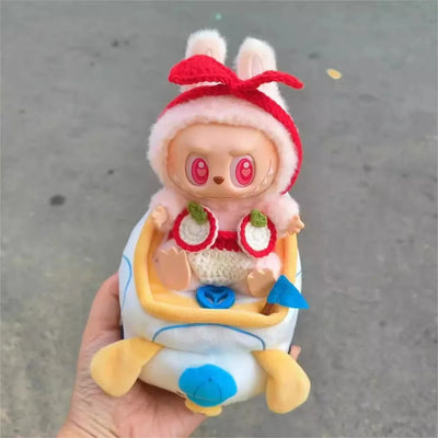 (Shoes Only)17cm Labubu Accessories Shoes Dolls Can Wear Shark Slippers Fun and Stylish Casual Shoes for Playtime by Smarsty